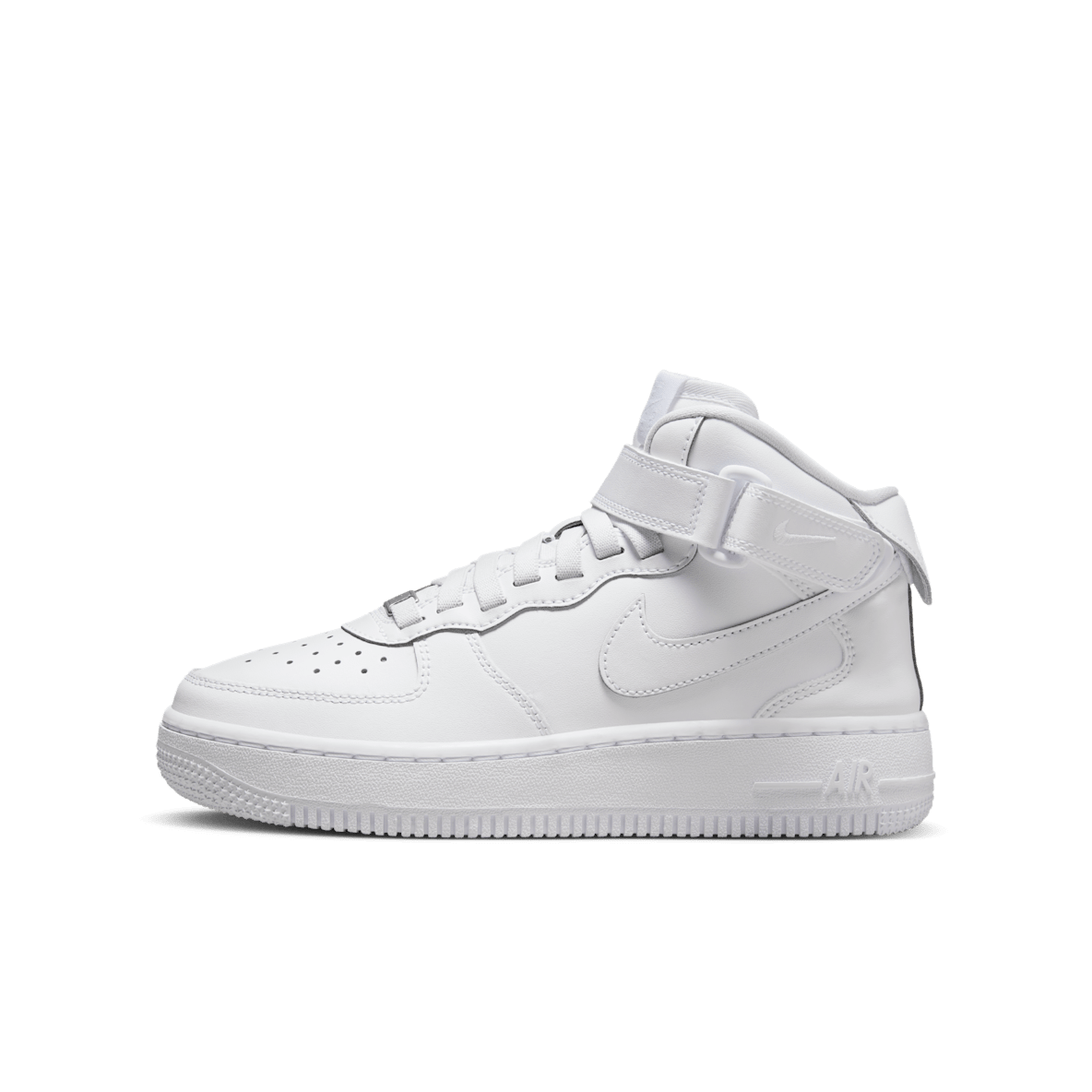 White Air Force 1 Mid Top Shoes. Nike CA